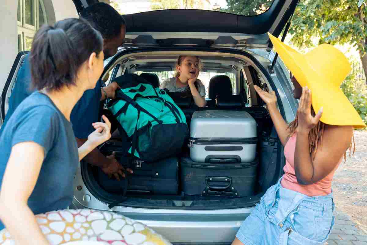 Quantas malas levar no carro para a viagem?